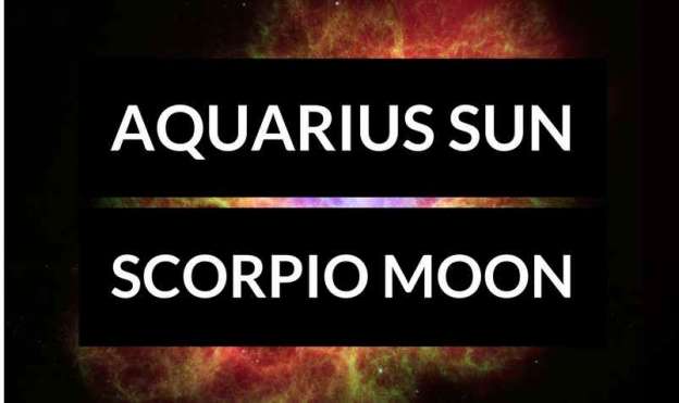 AQUARIUS SUN SCORPIO MOON
