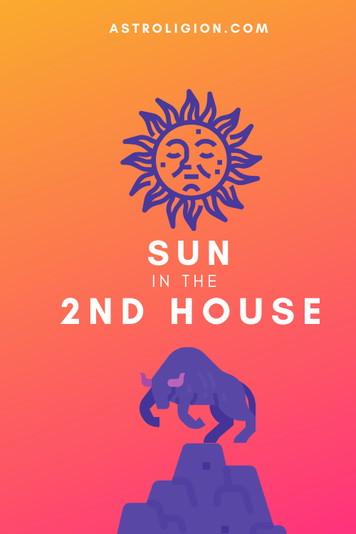 Que signifie le soleil dans la 2e maison?
