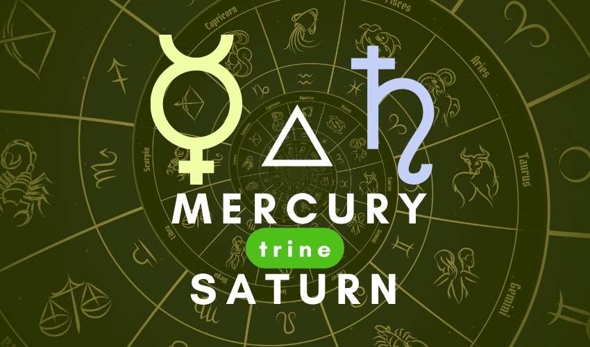 mercury trine saturn aspect